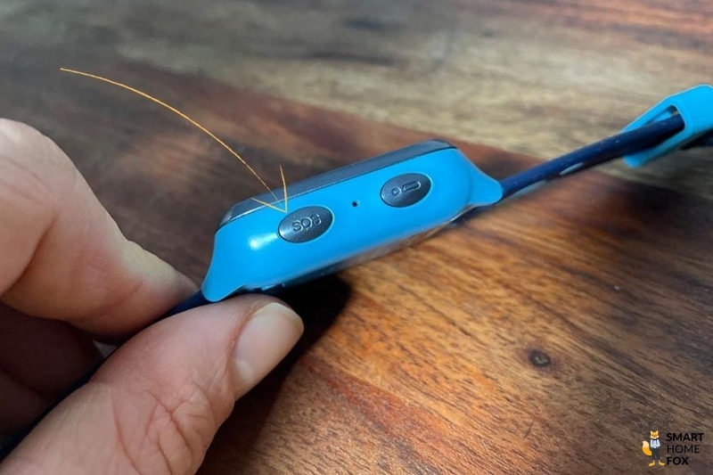 Кнопка SOS на смарт-часах.